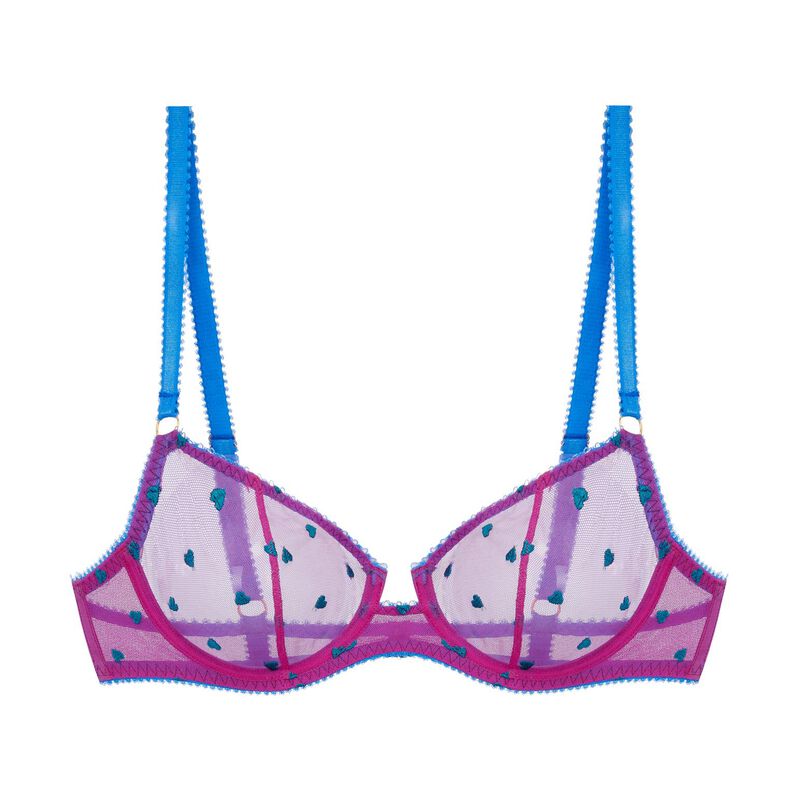 Dora Larsen Mabel Heart Embroidery Underwire Bra image number 0